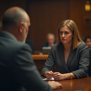 woman looking at the details of her trustee responsibilities